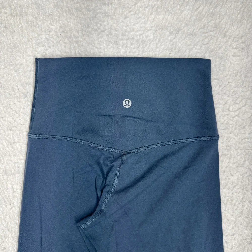 Lululemon Align Leggings High-Rise Athleticwear Gym Yoga Blue LW5CTES Women's 2